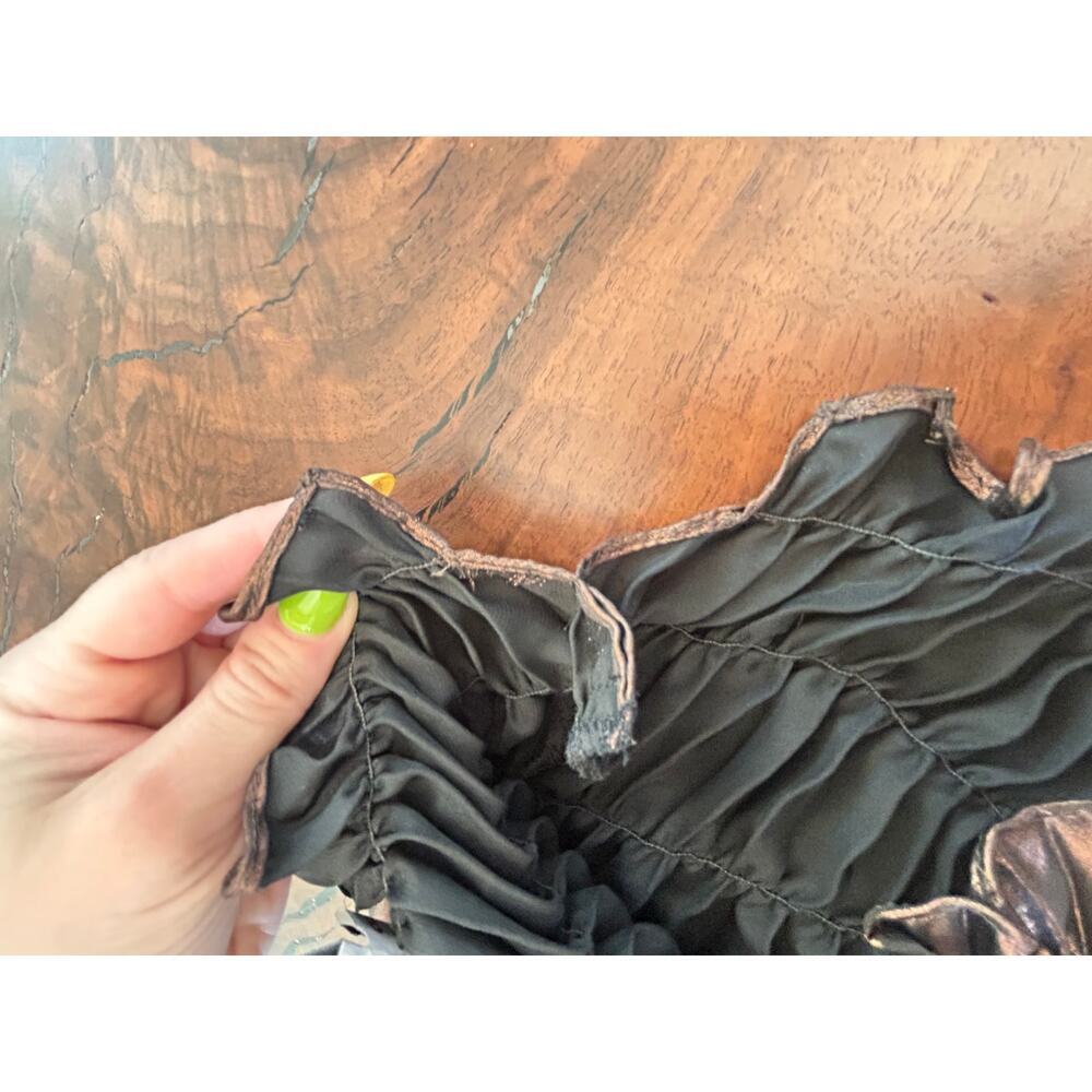Georgia Hardinge x Free People Siren Bronze Metallic Midi Dress 8 - Picture 6 of 7